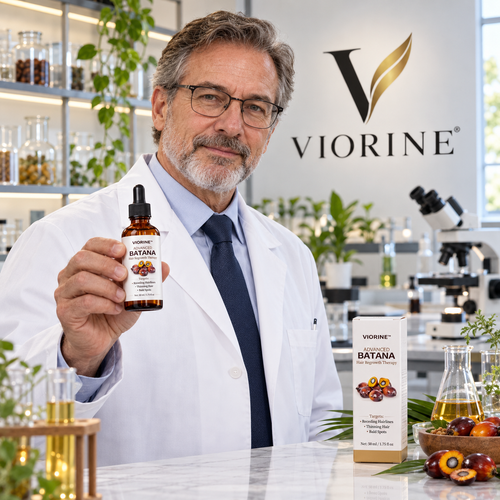 VIORINE Advanced Batana Hair Regrowth Therapy botanical research setting